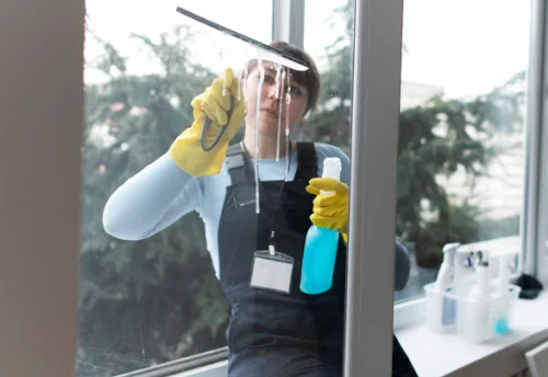 Nettoyage de vitres intérieures et extérieures à Laissaud